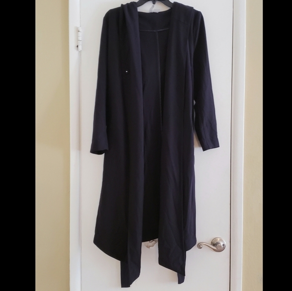 H&M Jackets & Blazers - Hooded Long black coat